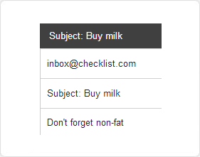 Reduce Mailbox fatigue with Mail to Checklist